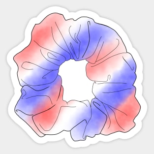 4th of July Scrunchie Sticker